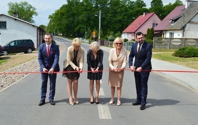Zdjęcie do Otwarcie przebudowanej drogi powiatowej w Połchowie