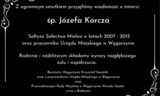 Zdjęcie do Kondolencje