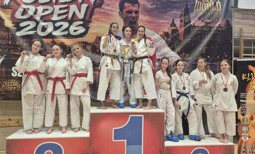 Zdjęcie do Sukcesy w Międzynarodowym Turnieju Karate Polish Open 2026 w Szczecinie