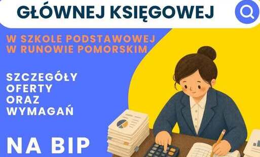 Zdjęcie do Praca w Szkole Podstawowej w Runowie Pomorskim!